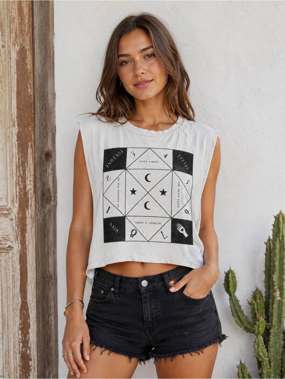 Mystic Fortune Teller Crop Tank